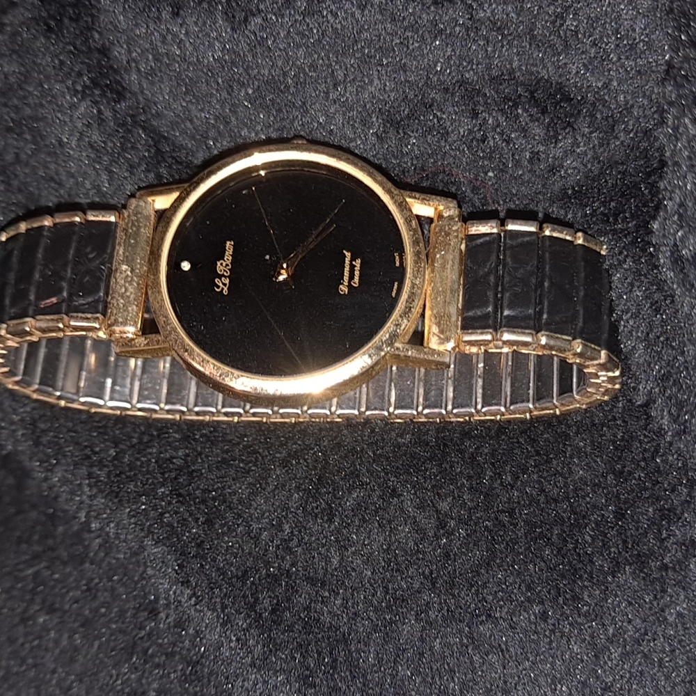 Le Baron Diamond Quartz Watch Vintage